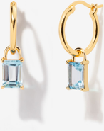 Little Sky Stone Iris Birthstone Hoops