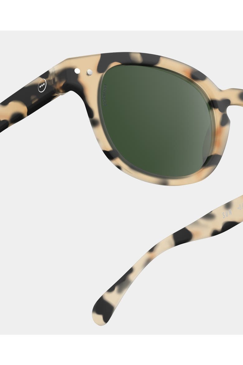 #C 47mm Square Sunglasses, Alternate, color, Light Tortoise