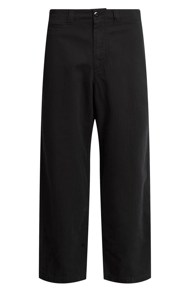 AllSaints Warden Wide Leg Cotton Pants, Alternate, color, 