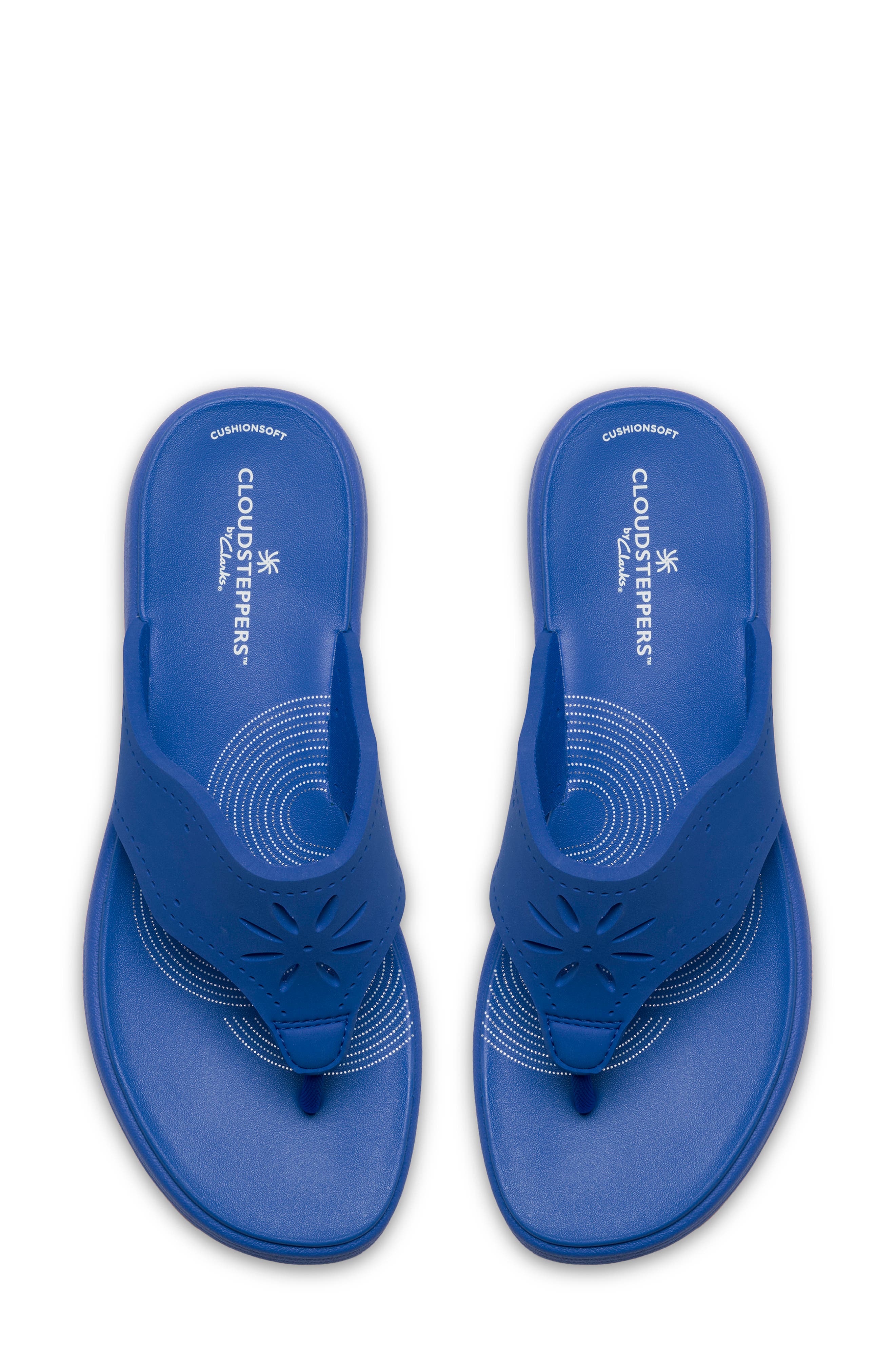 Drift Daisy Sport Flip Flop, Alternate, color, BLUE