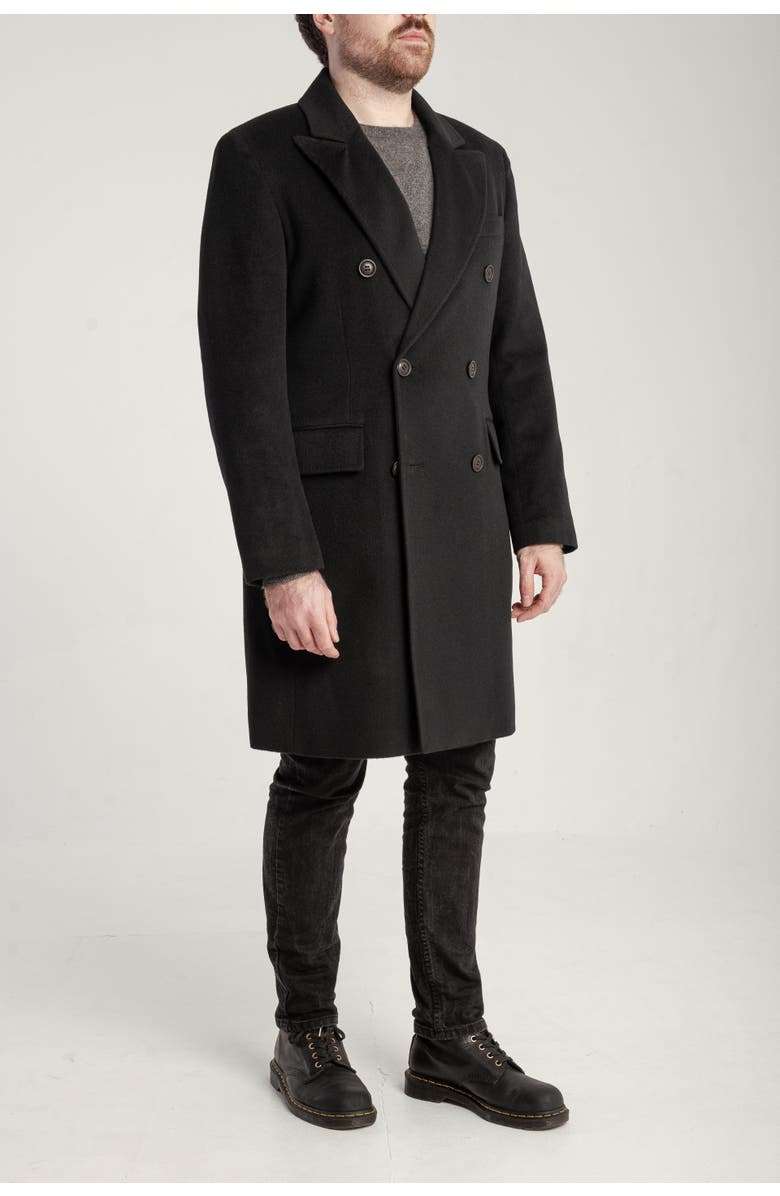 1982 Cashmere Lapel Coat, Alternate, color, Black