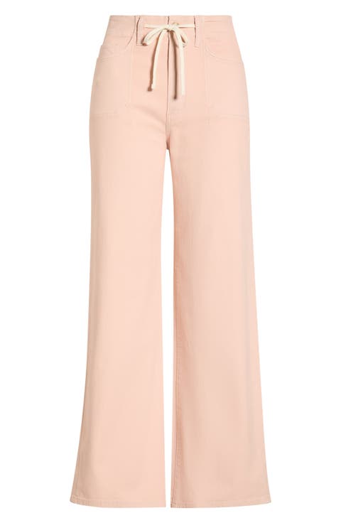 Ari Drawstring High Waist Wide Leg Pants