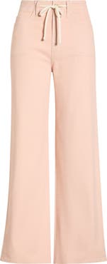 PAIGE Ari Drawstring High Waist Wide Leg Pants
