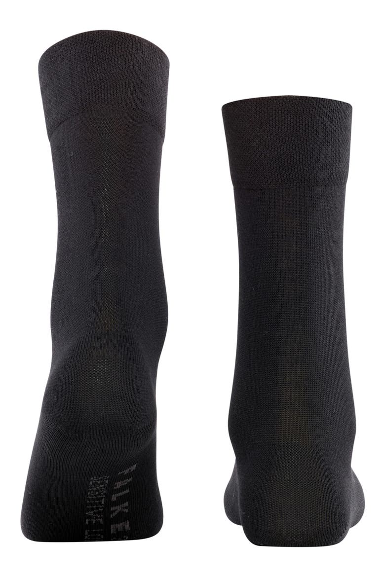 Sensitive London Cotton Blend Socks, Alternate, color, BLACK