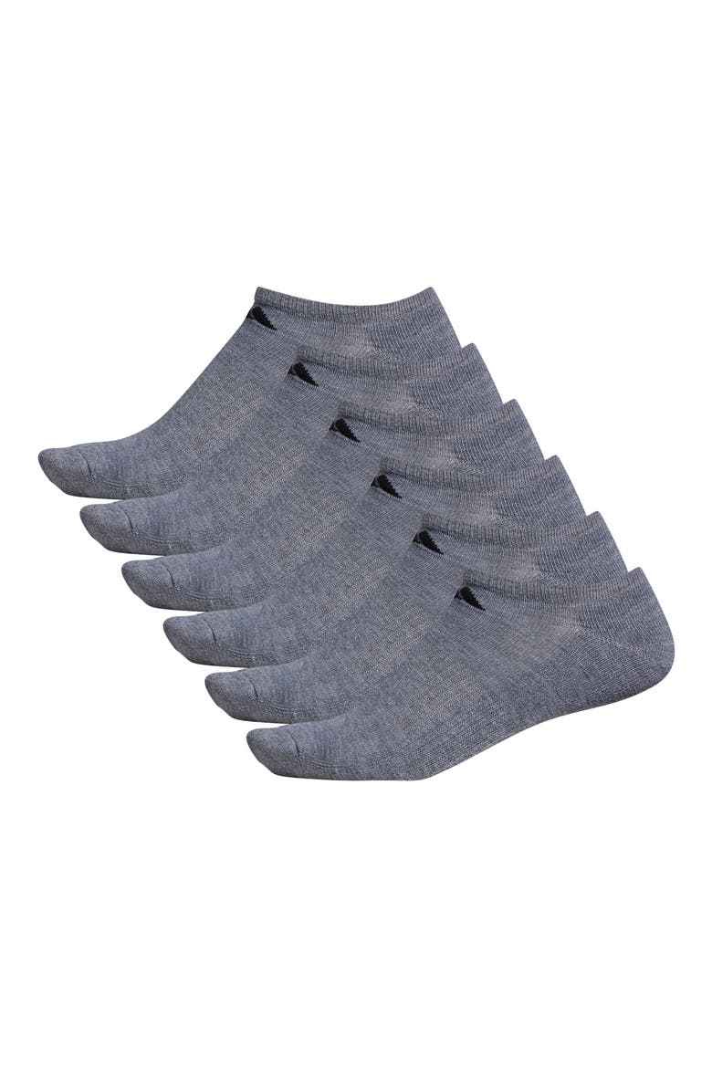 6-Pack AEROREADY Cushioned Athletic Socks, Alternate, color, MED GREY