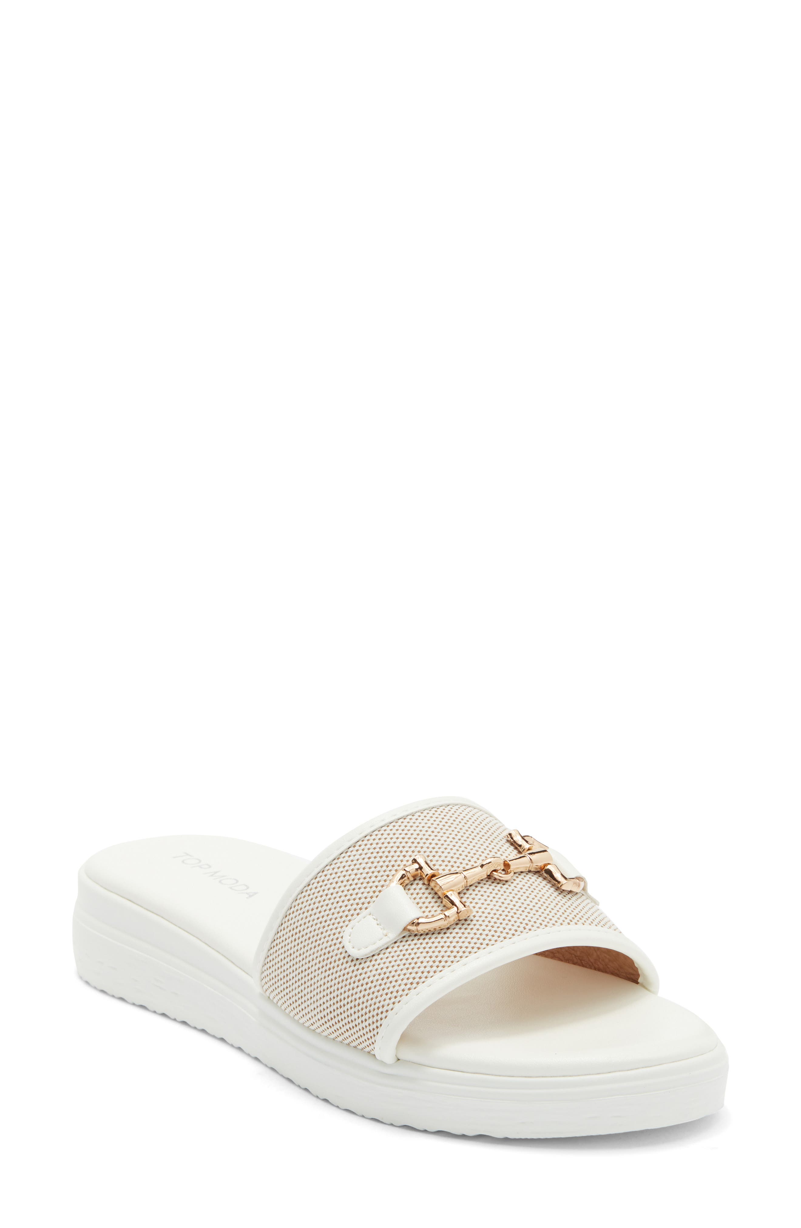 TOP MODA Genova Bit Slide Sandal
