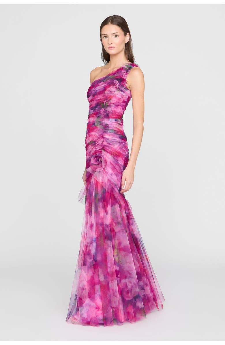 Theia Petunia Knit Midi Dress, Alternate, color, Sunlit Pink