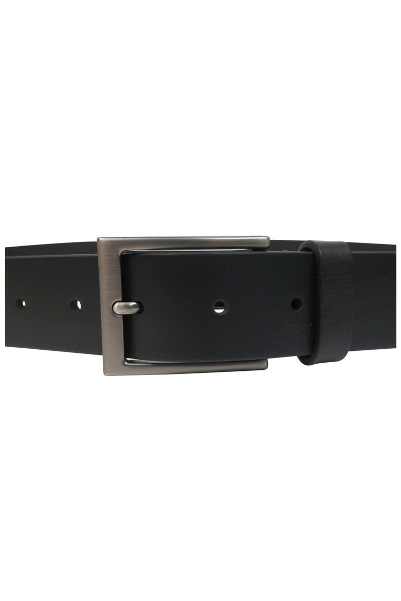 Mens Leather Jean Belt, Alternate, color, Black