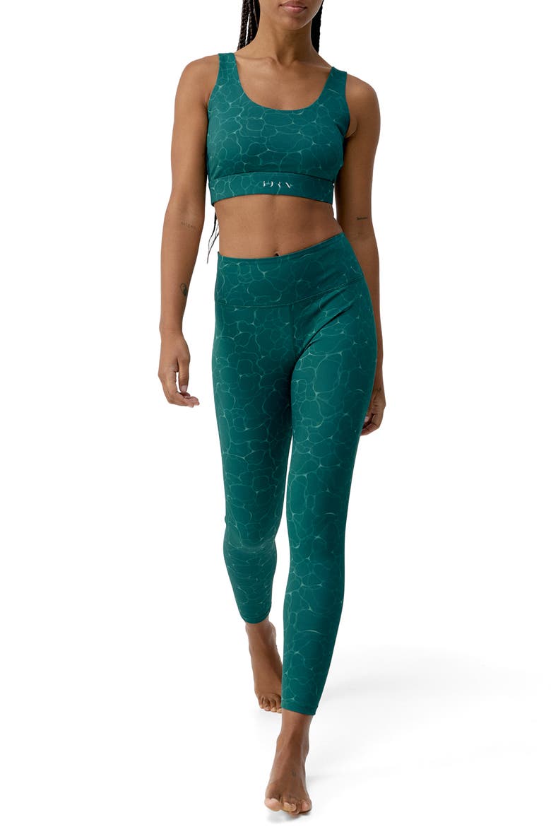 Organic Medium Support Performance Sport Top, Alternate, color, Deep Green