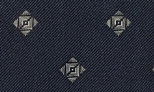 Ralph Lauren Purple Label Standard Diamond Jacquard Silk Tie In Blue
