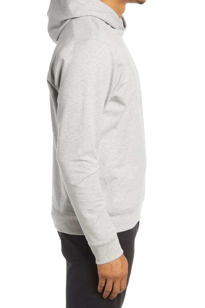 Fleece Hoodie, Alternate, color, MEDIUM GREY HEATHER