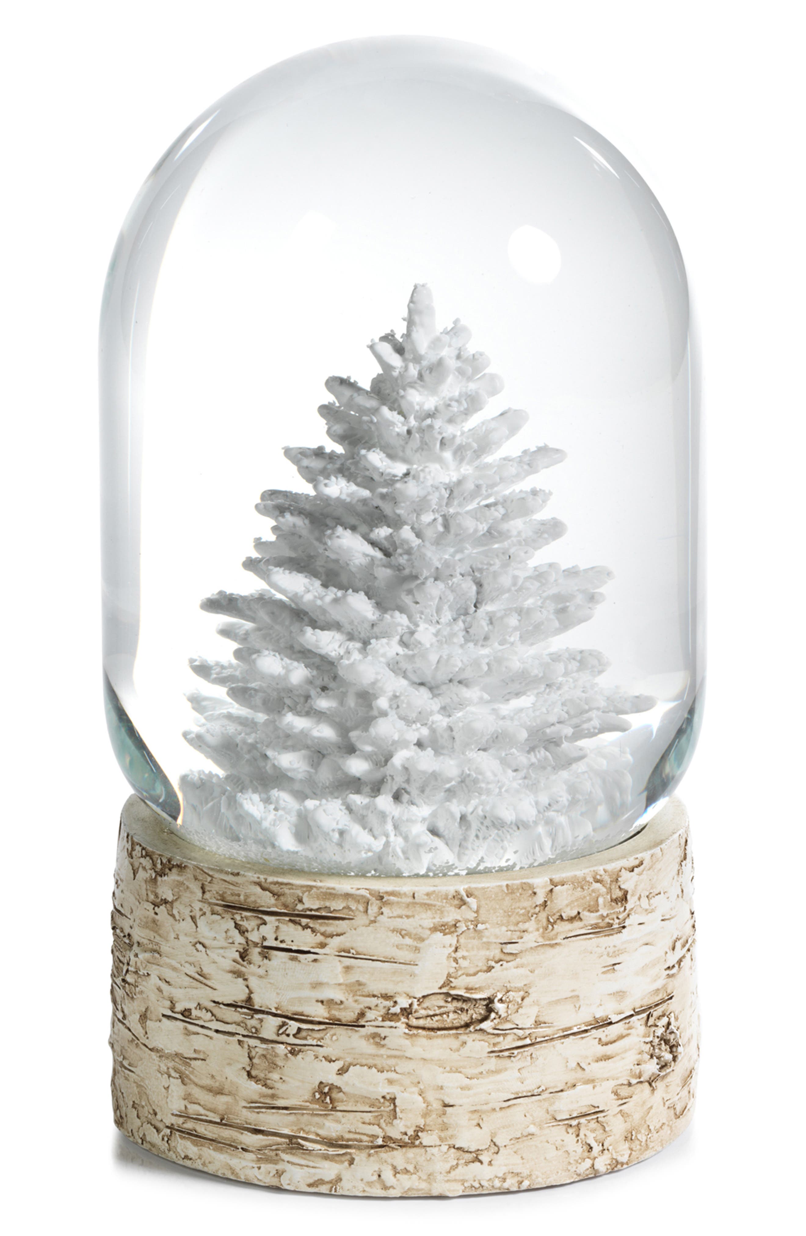 Zodax White Tree Snow Globe