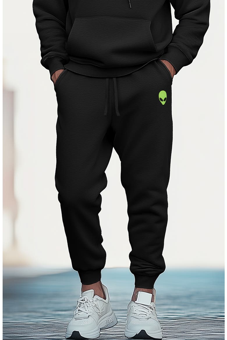 Alien All Day Sweatsuit, Alternate, color, Black