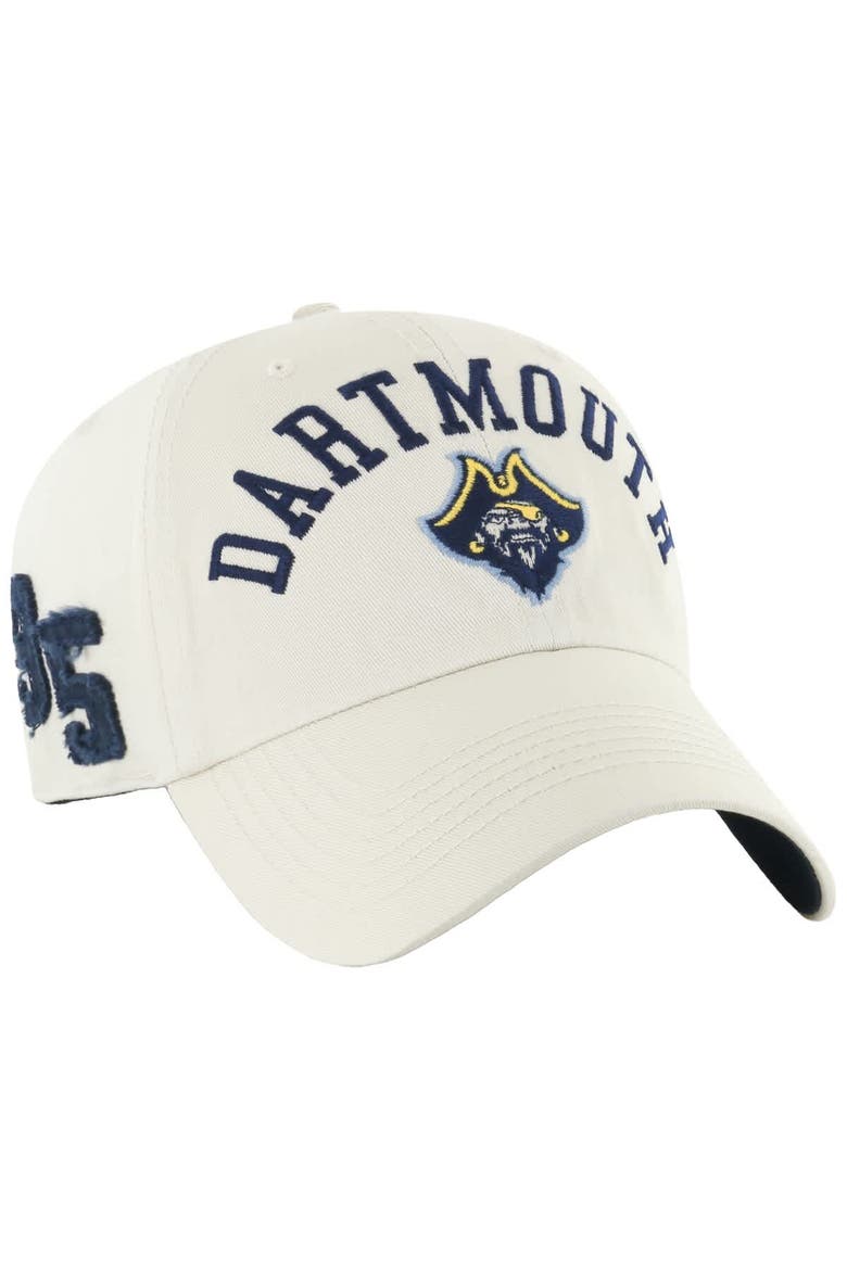 Men's '47 Cream Dartmouth Big Green Clubhouse Faber Clean Up Adjustable Hat, Main, color, Cream