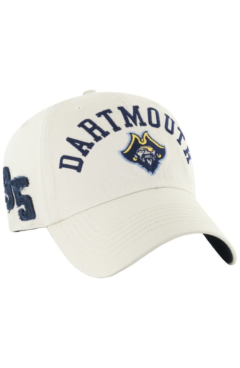 '47 Men's '47 Cream Dartmouth Big Green Clubhouse Faber Clean Up Adjustable Hat, Main, color, Cream