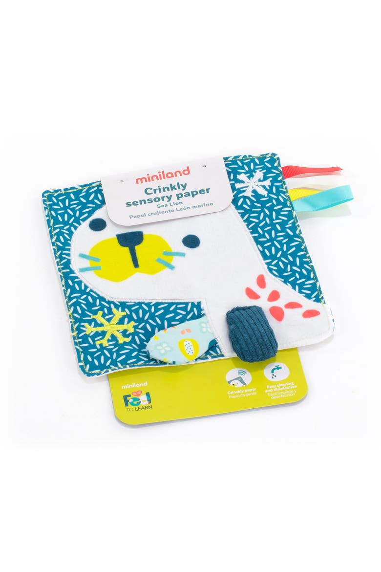 Feel To Learn Crinkly Sensoy Paper Sea Lion, Main, color, Multi