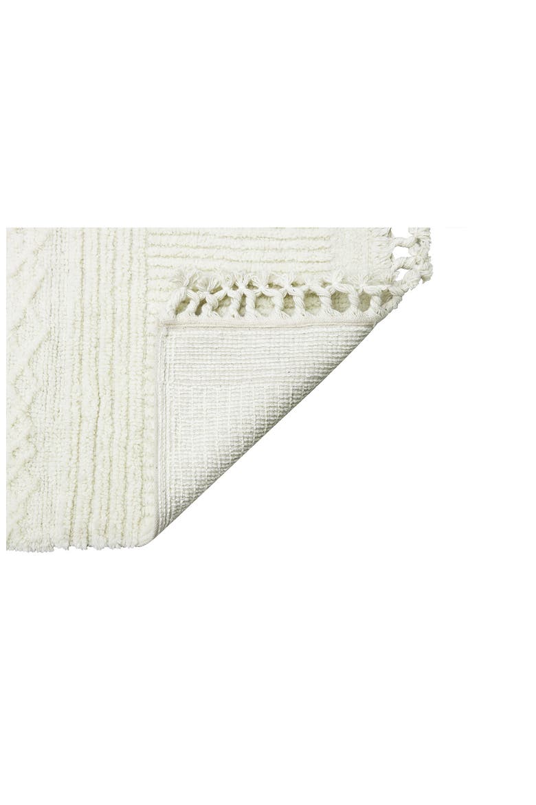 Ari Rose Wool Rug, Alternate, color, SHEEP WHITE