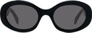 CELINE Triomphe 52mm Oval Sunglasses
