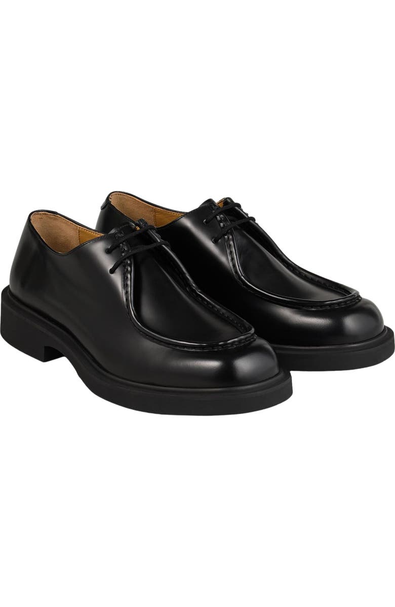 SANDRO Patent leather derbies, Alternate, color, Black