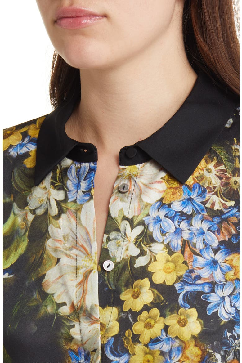 Nessa Print Blouse, Alternate, color, BLACK MULTI