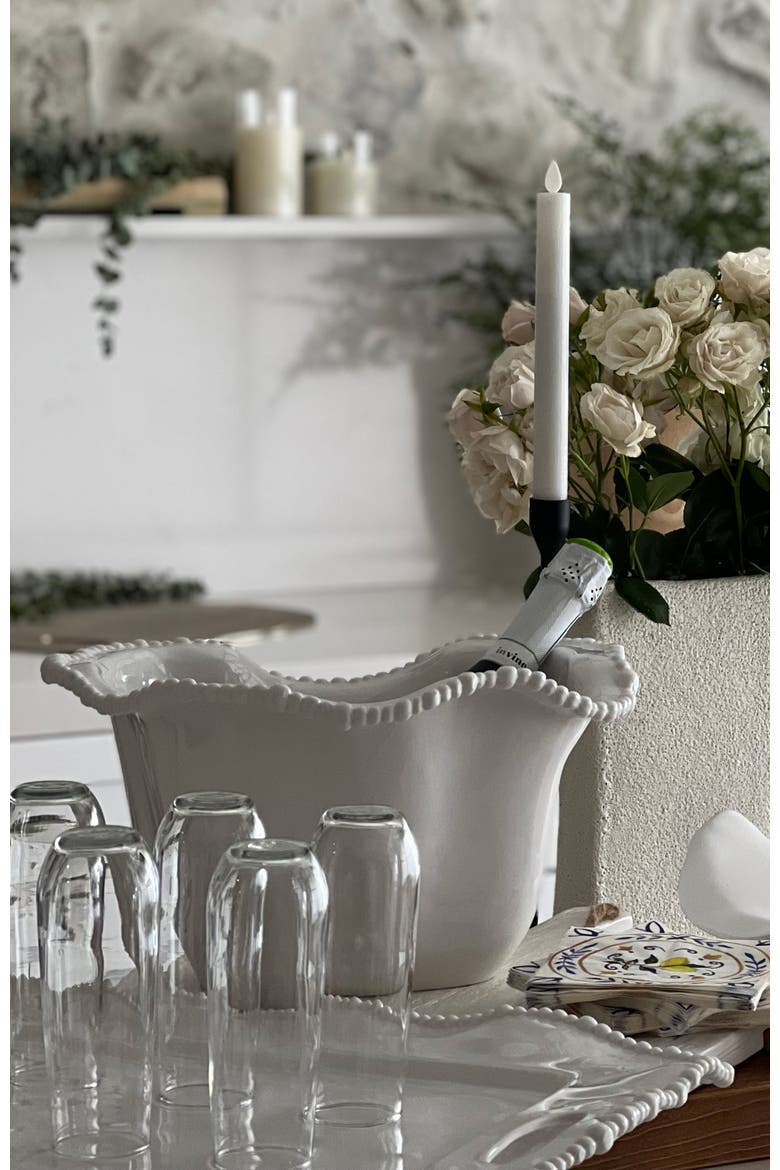 Vida Alegria Ice Bucket, Alternate, color, White