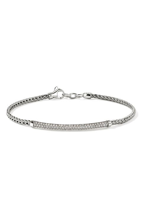 JH Essential Pavé Bracelet, Gold, Diamonds, 2.5mm