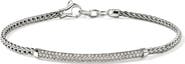 John Hardy JH Essential Pavé Bracelet, Gold, Diamonds, 2.5mm