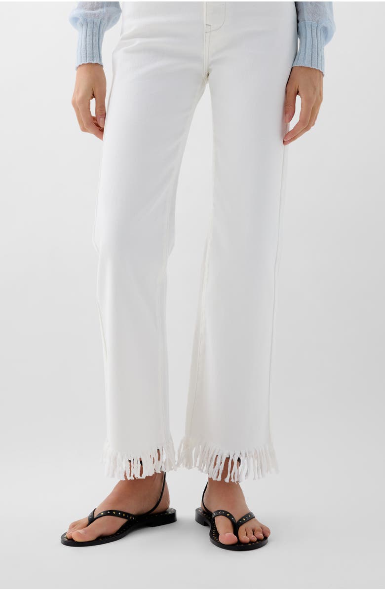 Scalpers Rivet Shell Denim Pant, Main, color, Offwhite