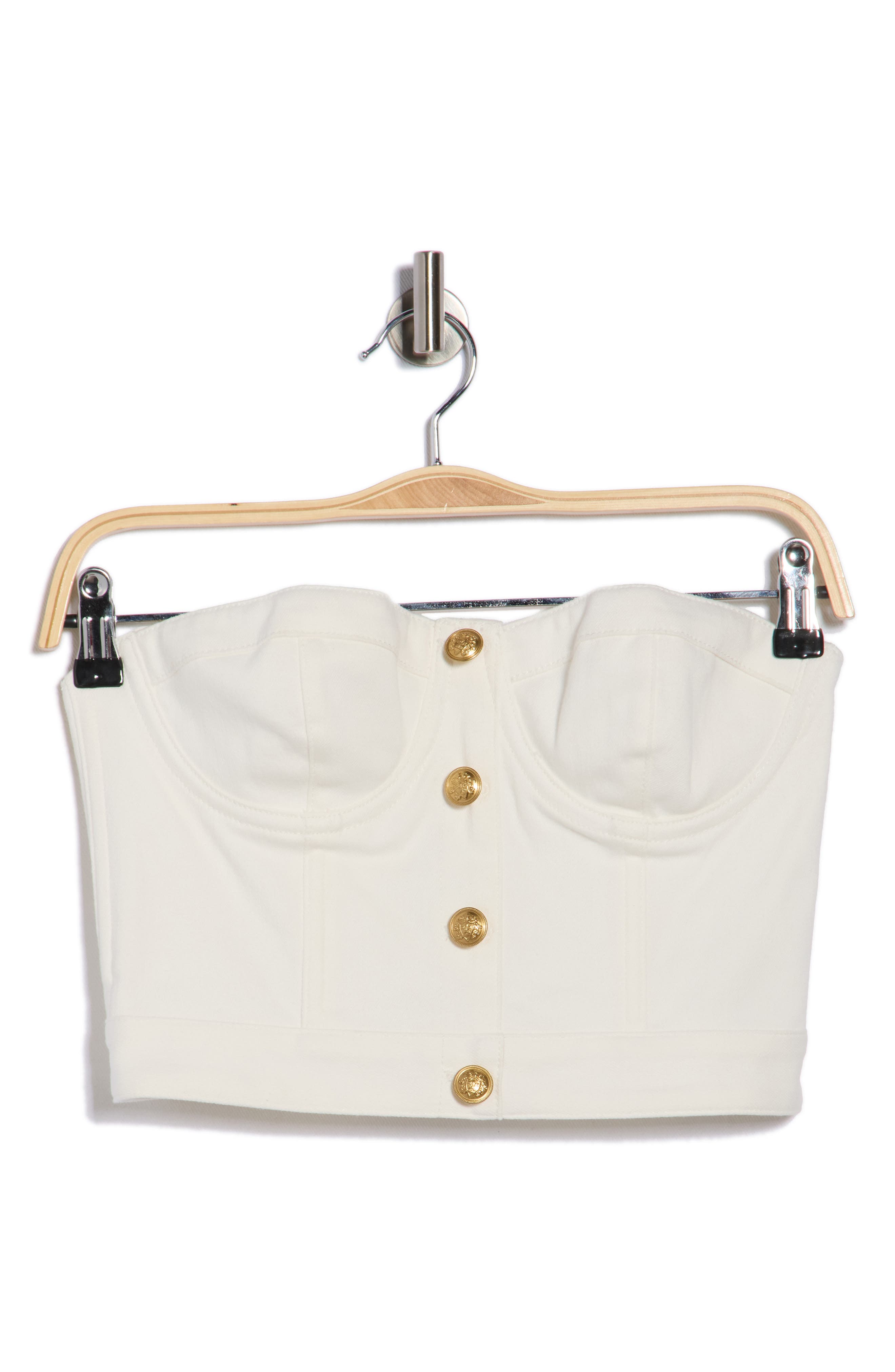 Alice + Olivia Hensley Button Front Bustier
