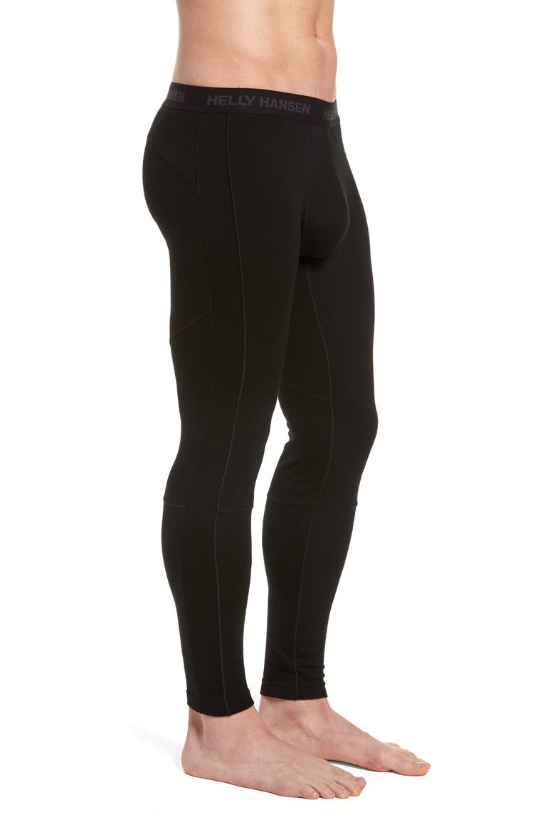Lifa Merino Wool Blend Tights, Alternate, color, BLACK