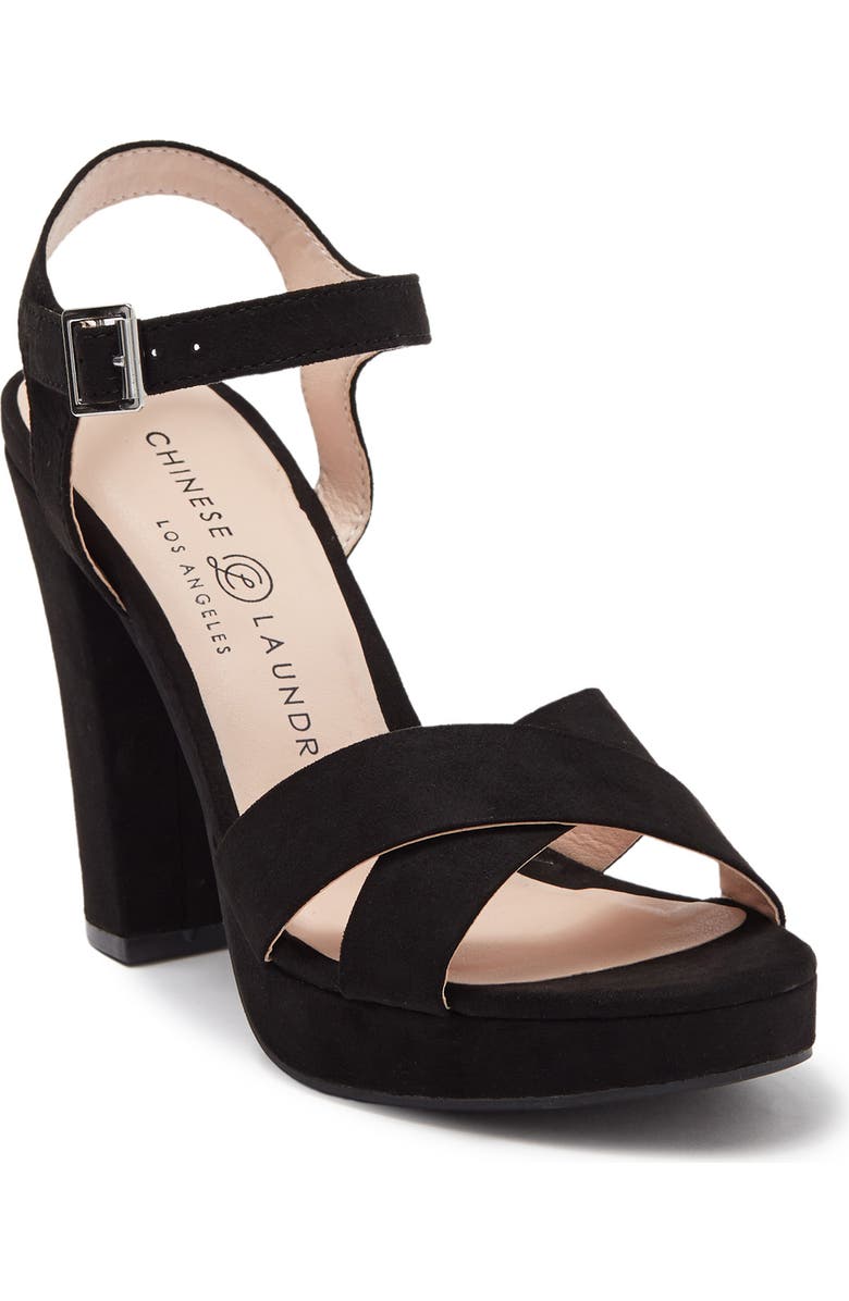 Chinese Laundry Always Ankle Strap Block Heel Platform Sandal, Main, color,