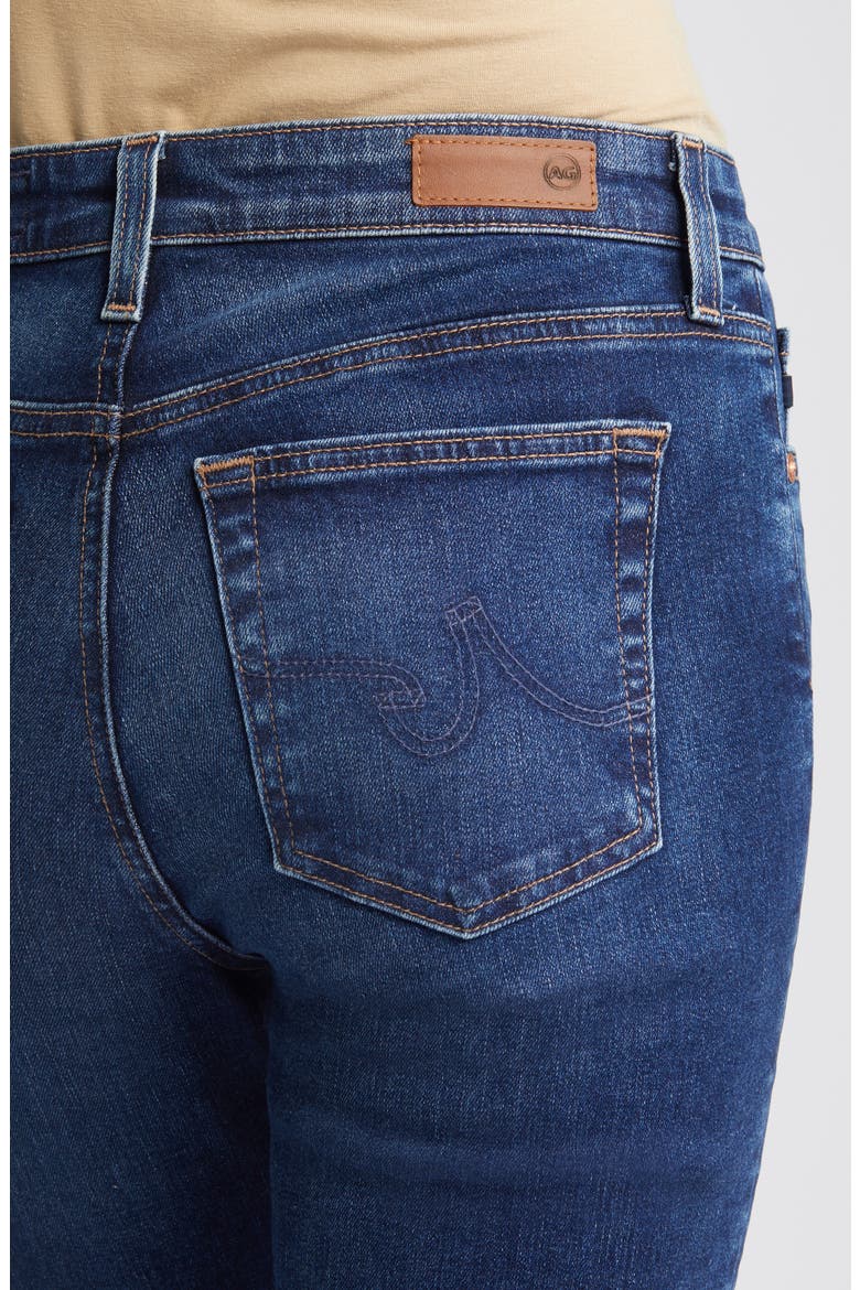 Mari Mid Rise Slim Straight Crop Jeans, Alternate, color, HAVANA