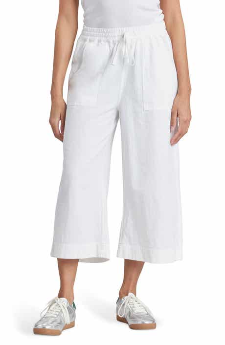 SUPPLIES BY UNIONBAY Dennie Solid Crop Cotton Gauze Pants