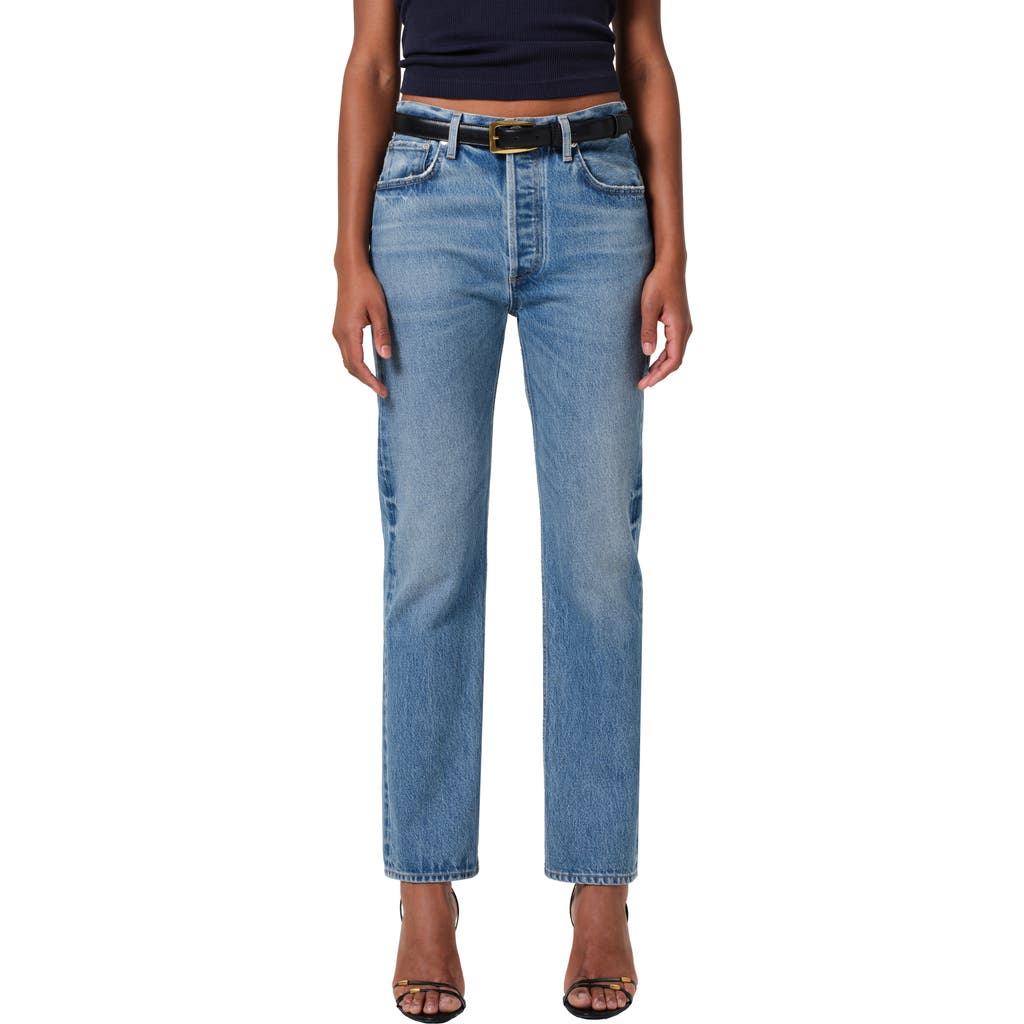 Citizen Of Humanity Citizens Of Humanity Blaine High Waist Ankle Straight Leg Jeans In Perri