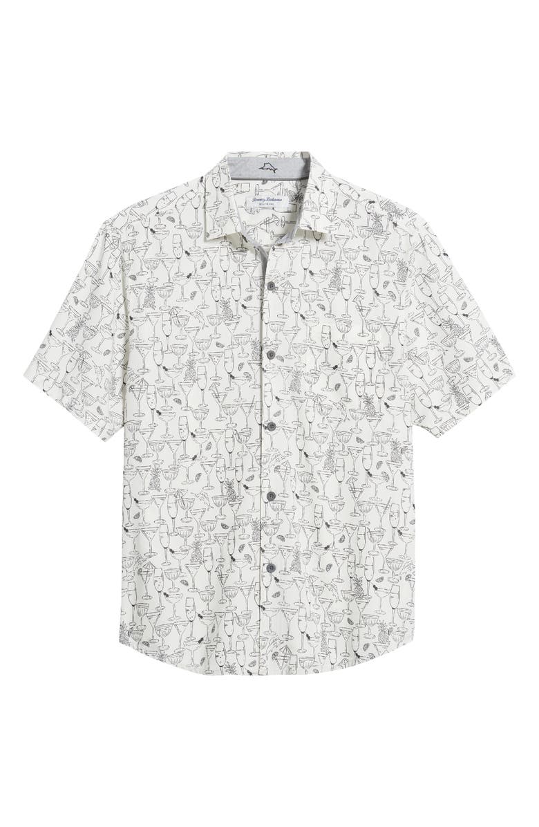 Tommy Bahama Mojito Bay Sippin' Soirée Short Sleeve Performance Button-Up Shirt, Alternate, color,