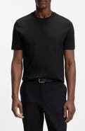 BOSS Thompson Solid Cotton T-Shirt