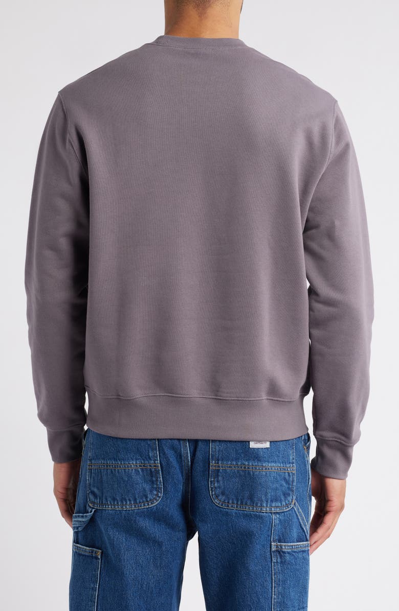 Carhartt Work In Progress Rivet Script Cotton Sweatshirt, Alternate, color,