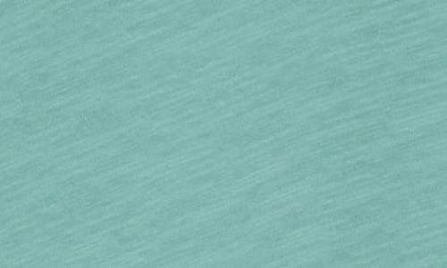 Vince Short Sleeve Slub Polo In Malibu Water