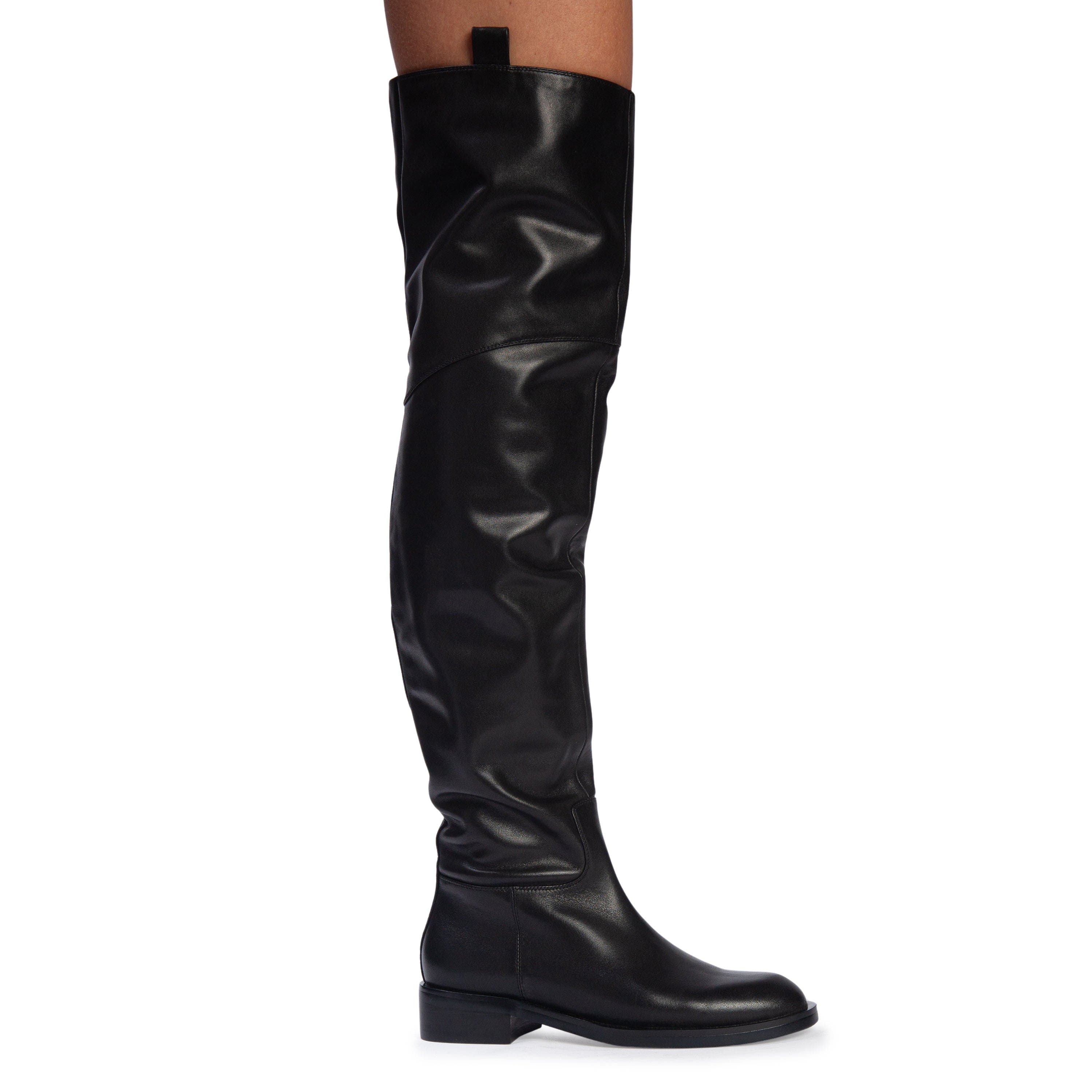 Piper Boot, Alternate, color, Black Leather