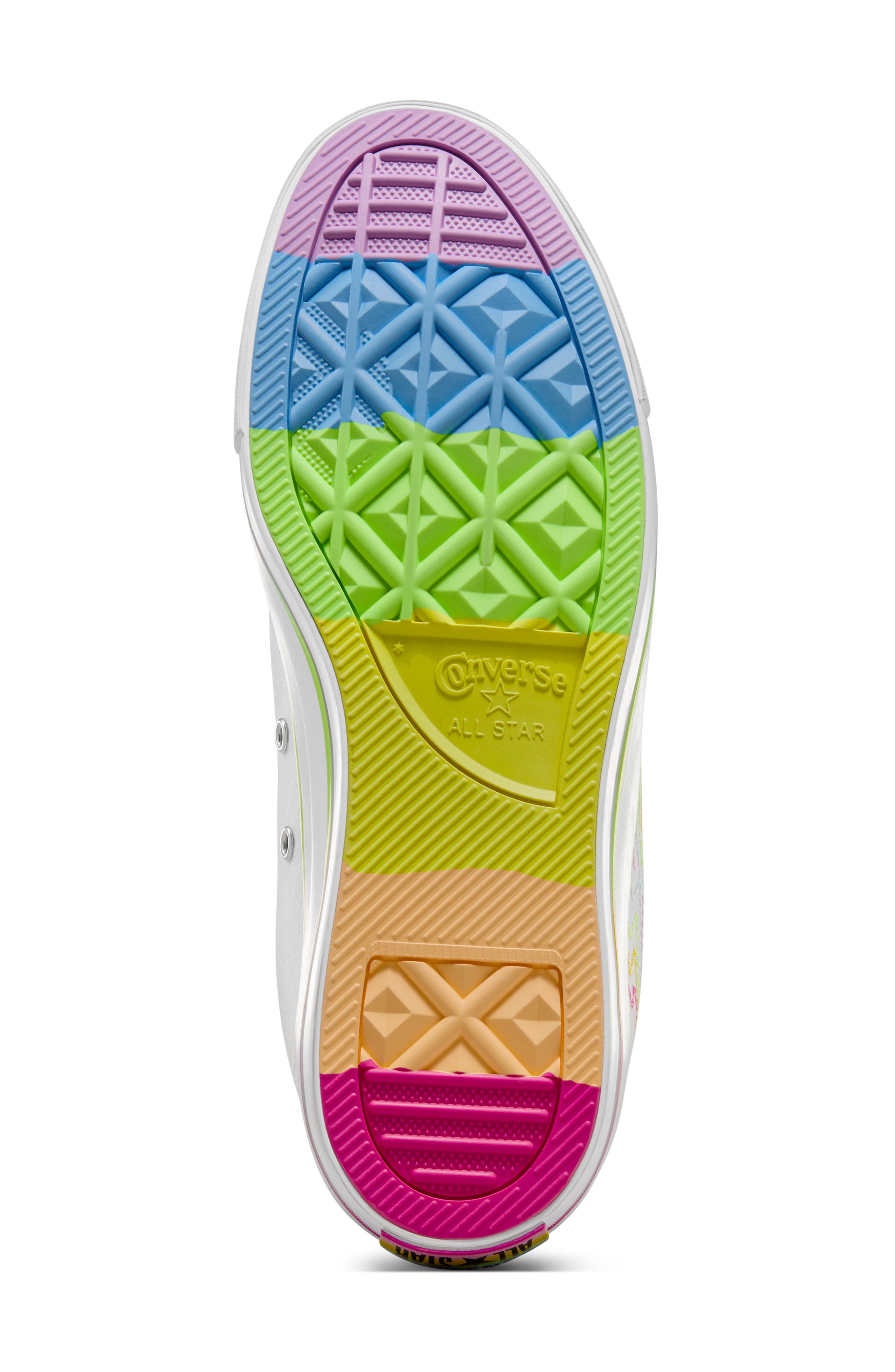 Gender Inclusive Chuck Taylor® All Star® 70 High Top Sneaker, Alternate, color, WHITE/ WHITE/ CHAOS