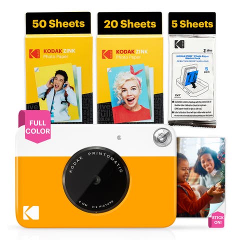 Instant Camera + 75 Photo Sheets