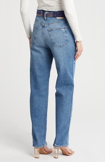 Clove High Waist Straight Leg Jeans