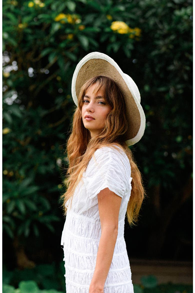 The Loretta Linen Jute Hat, Alternate, color, Beige