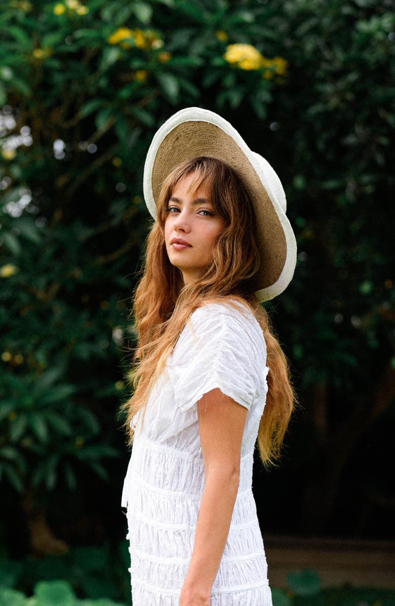 BRUNNA.CO The Loretta Linen Jute Hat, Alternate, color, Beige