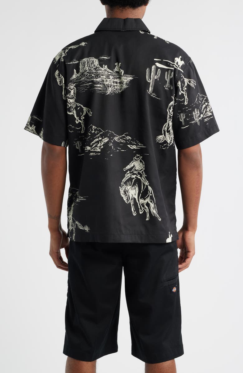 Dickies Savage Work Button-Up Shirt, Alternate, color, Black