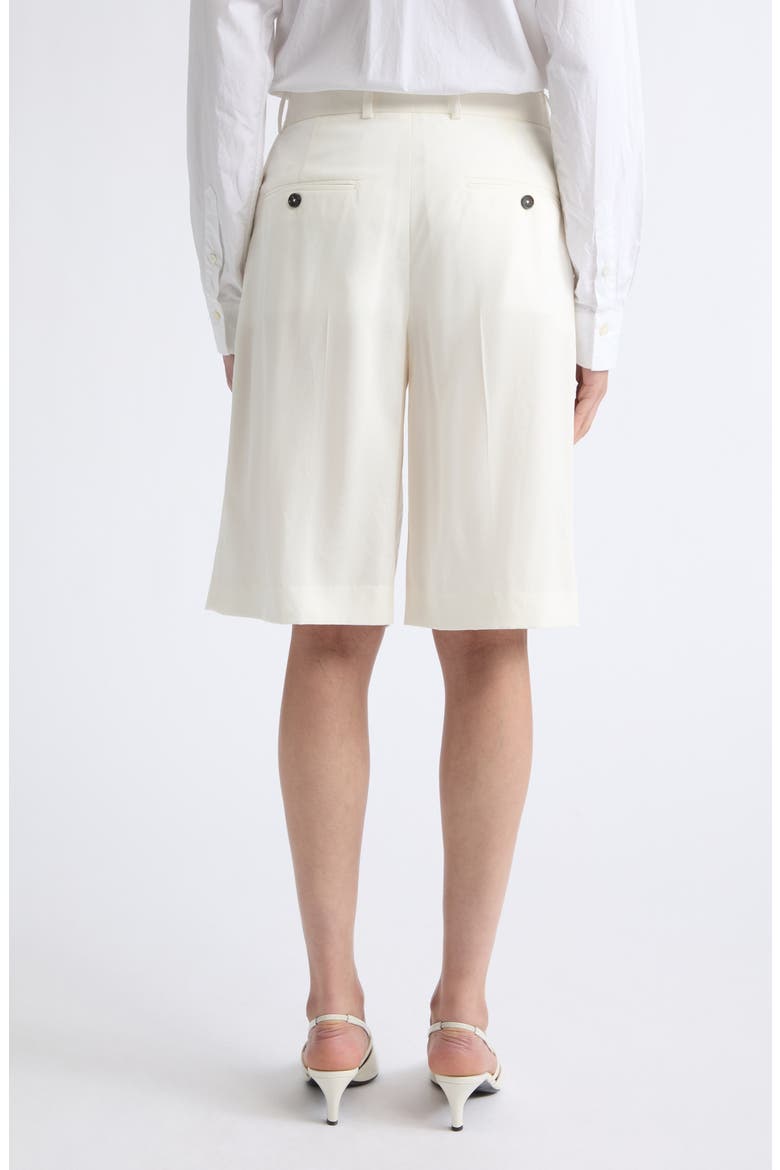 Tailored Wide Leg Shorts, Alternate, color, ECRU