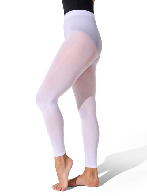 Ultra Soft Footless Tight w Self Knit Waistband