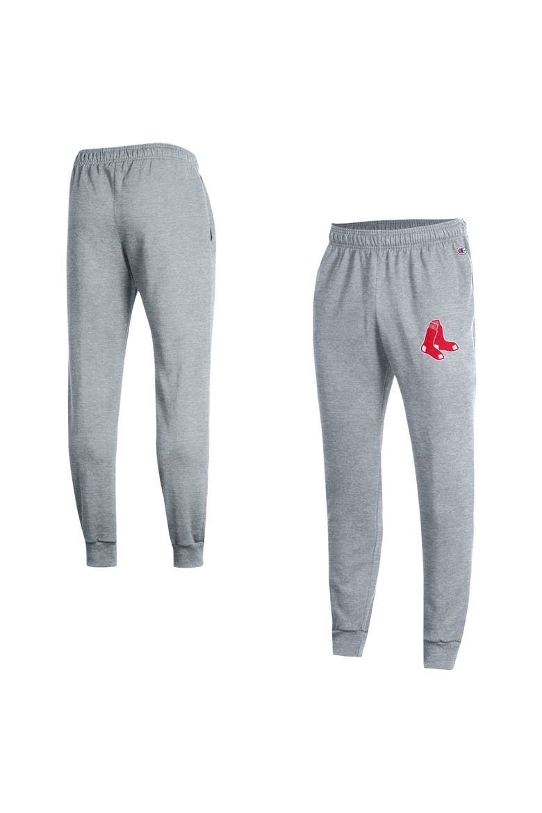Men's Champion  Heather Gray Boston Red Sox Powerblend Joggers, Main, color, Heather Gray