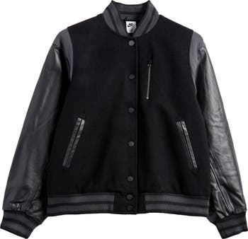 Nike Sportswear Destroyer Leather & Wool Blend Varisty Nike Sportswear Destroyer Leather & Wool Blend Varisty