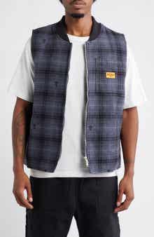 Service Works Thistle Plaid Organic Cotton Work Vest